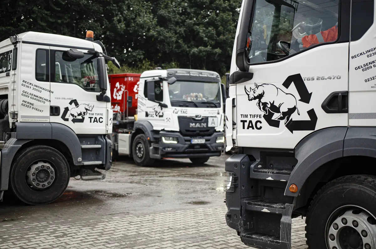 TAC Containerdienst der Fuhrpark
