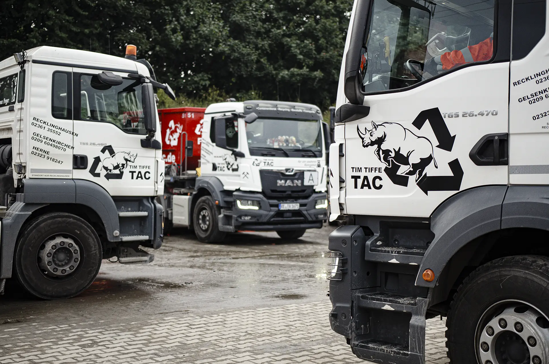 TAC Containerdienst der Fuhrpark